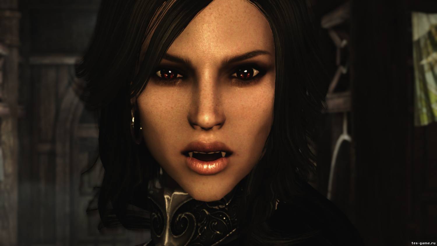 Новые клыки и глаза для вампиров в Skyrim.