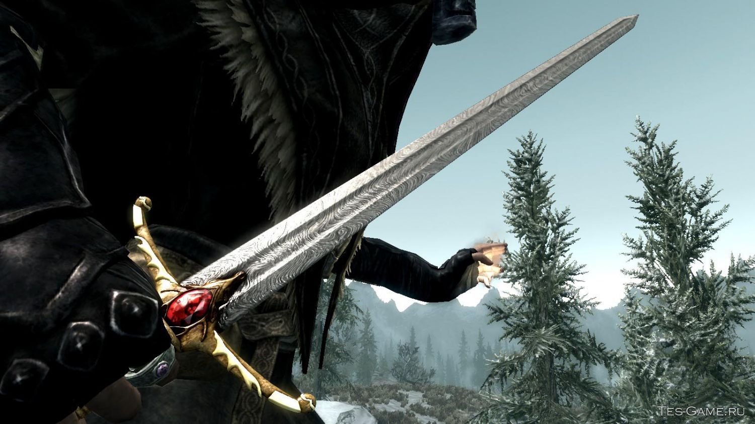 Включи игру мечей. Скайрим мод на Драконий меч. Моды для Elder Scrolls 5: Skyrim оружие. Меч Алукарда скайрим.