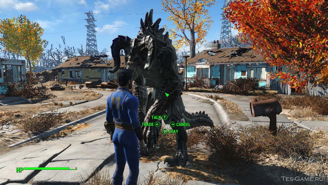 Мод для Fallout 4 позволяет взять когтя смерти в компаньоны. 