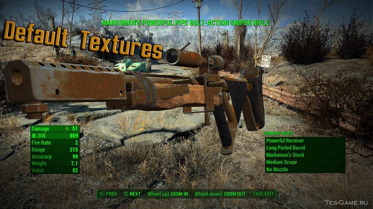 Fallout 4 handmade rifle retexture фото 30