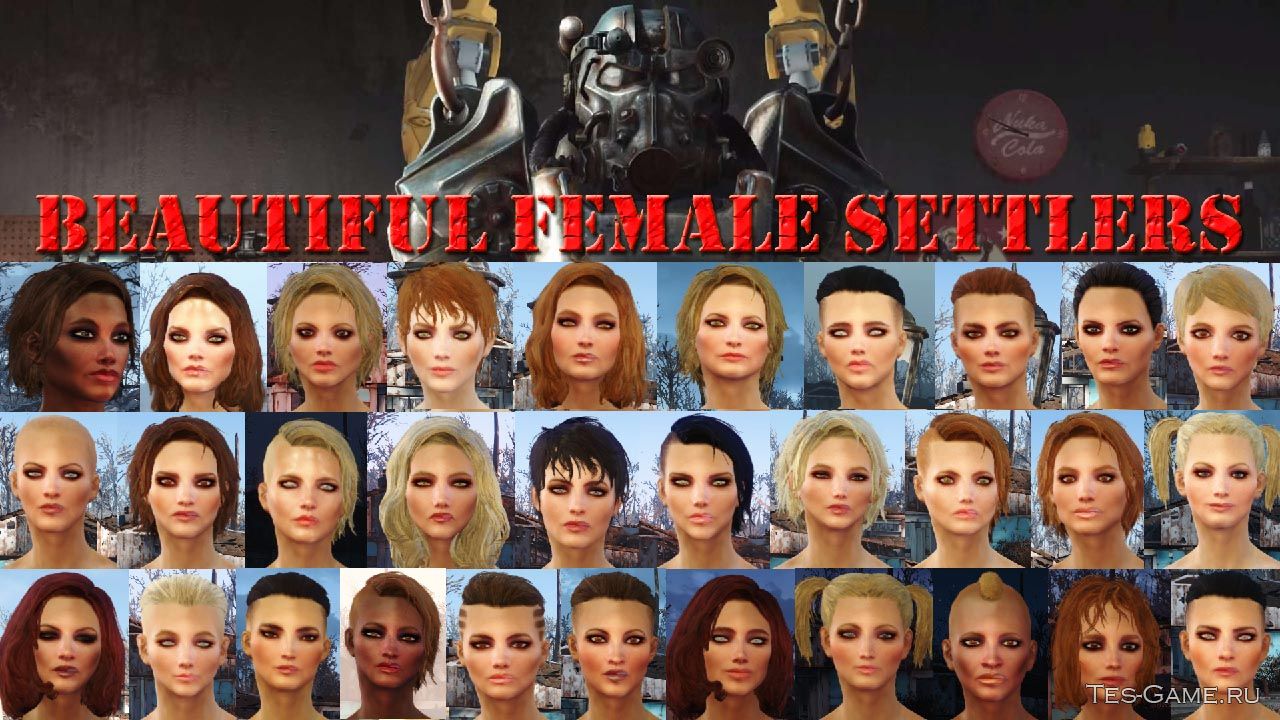 All fallout 4 hairstyles фото 46