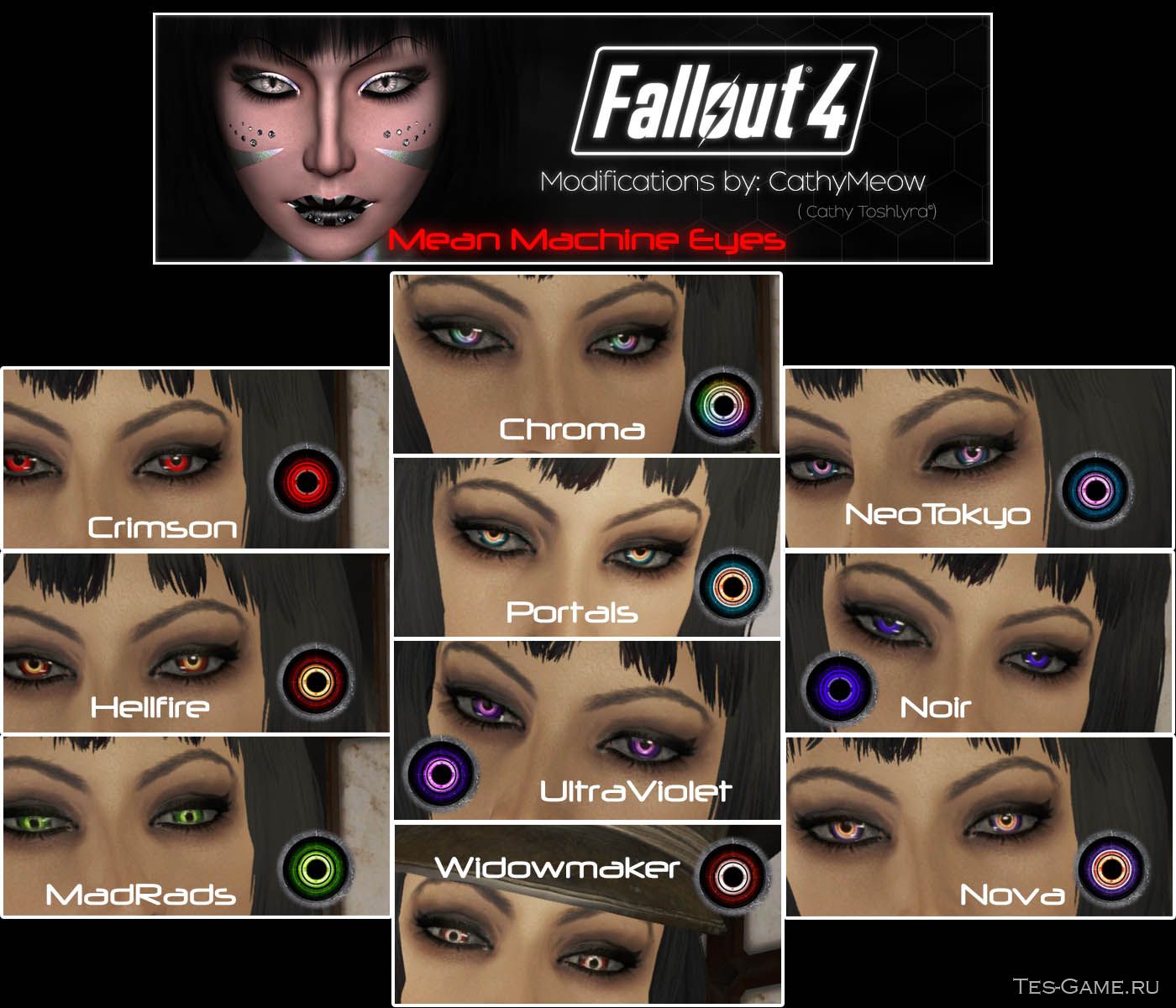 Fallout 4 как изменить цвет глаз фото 19
