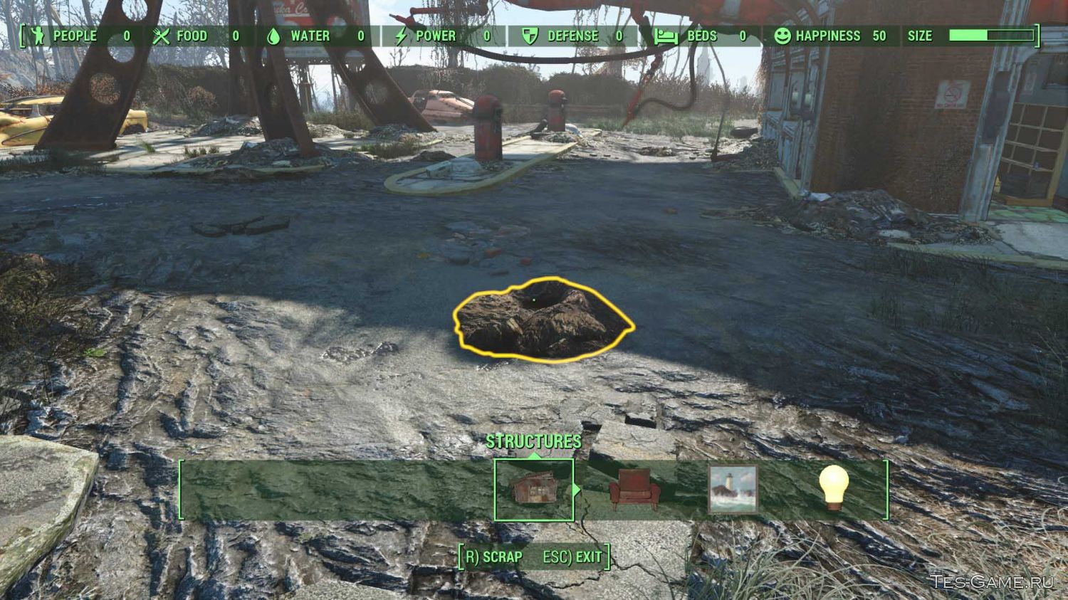 Fallout 4 удалить траву (118) фото