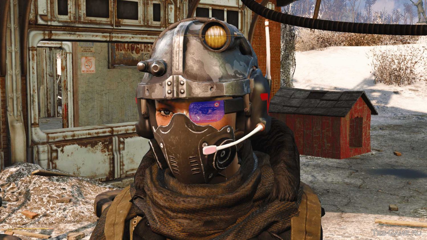 Fallout 4 желтый летный шлем фото 62