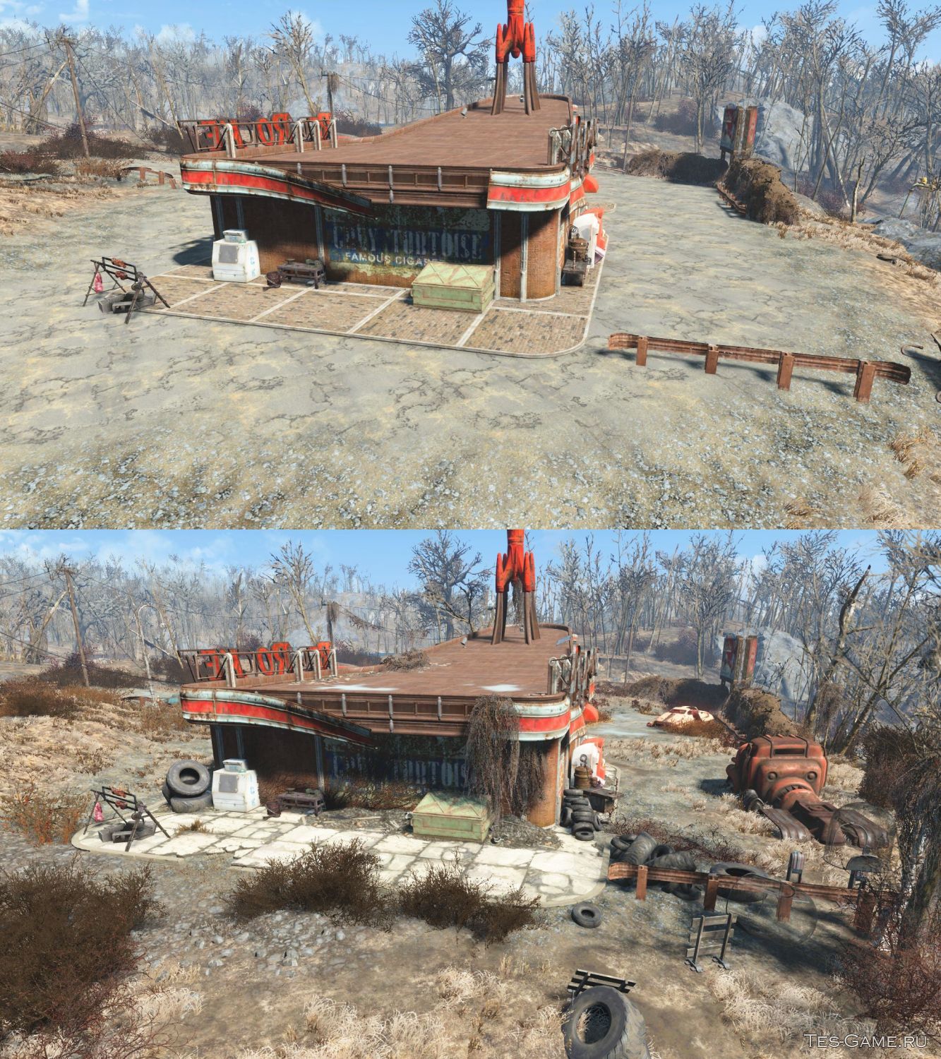 Fallout 4 бетонные дома фото 114