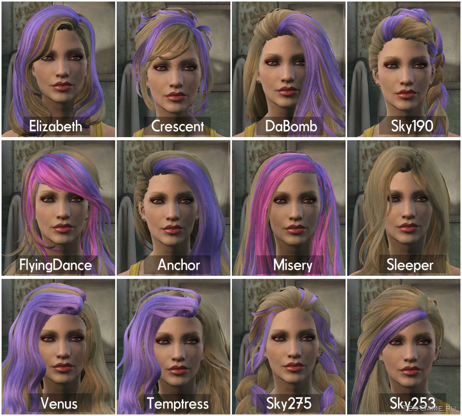 Colors for hair for fallout 4 фото 73
