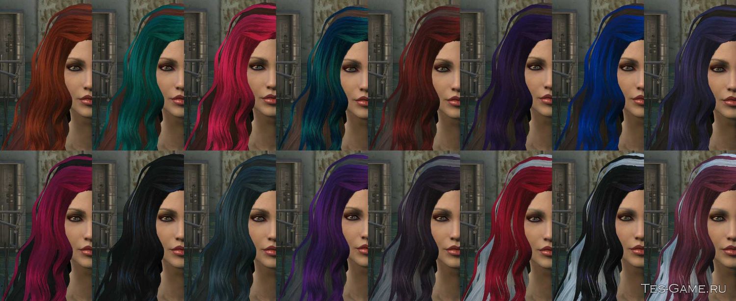 Colors for hair for fallout 4 фото 2