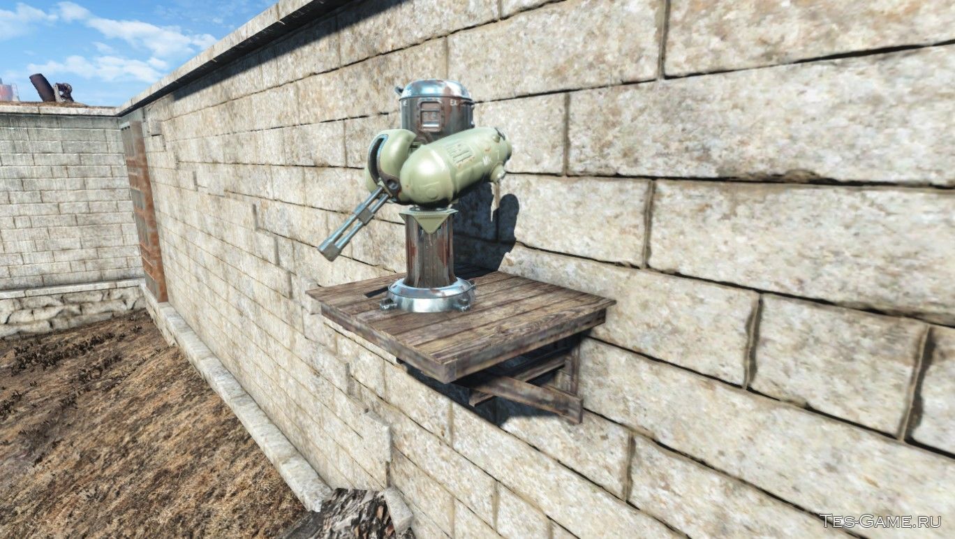 Fallout 4 турели на стену фото 1