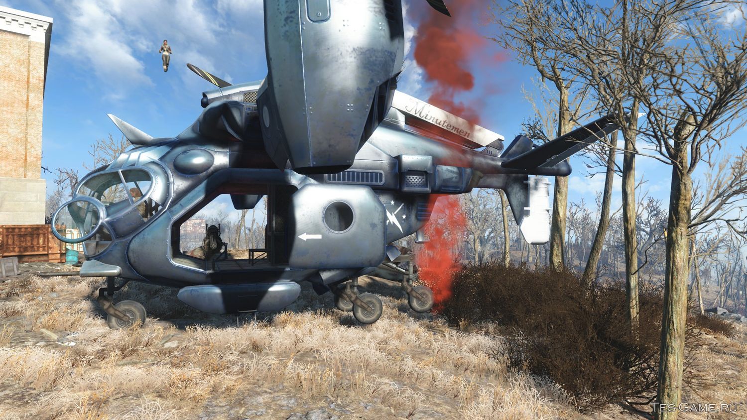 Fallout 4 как взлететь на винтокрыле фото 67