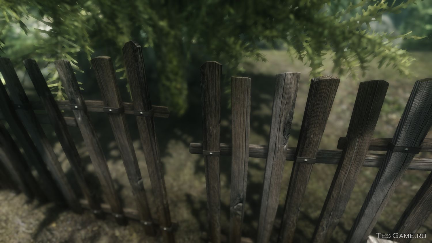 высокий деревянный забор раст фото 11