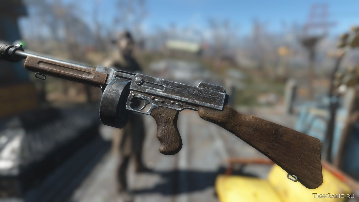 Fallout 4 пистолет пулемет (120) фото
