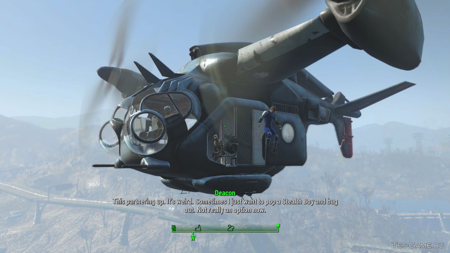 Fallout 4 как взлететь на винтокрыле фото 1
