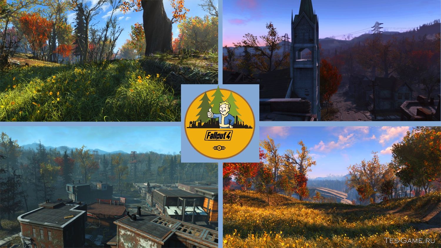 Fallout 4 идеальные текстуры ландшафта фото 62