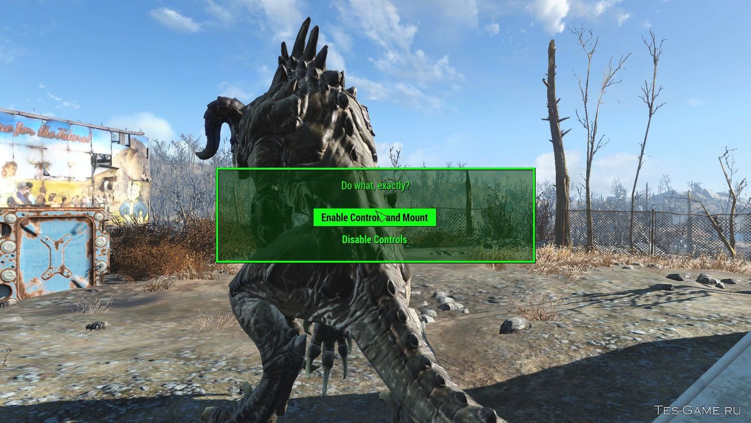Fallout 4 приручить когтя смерти фото 54