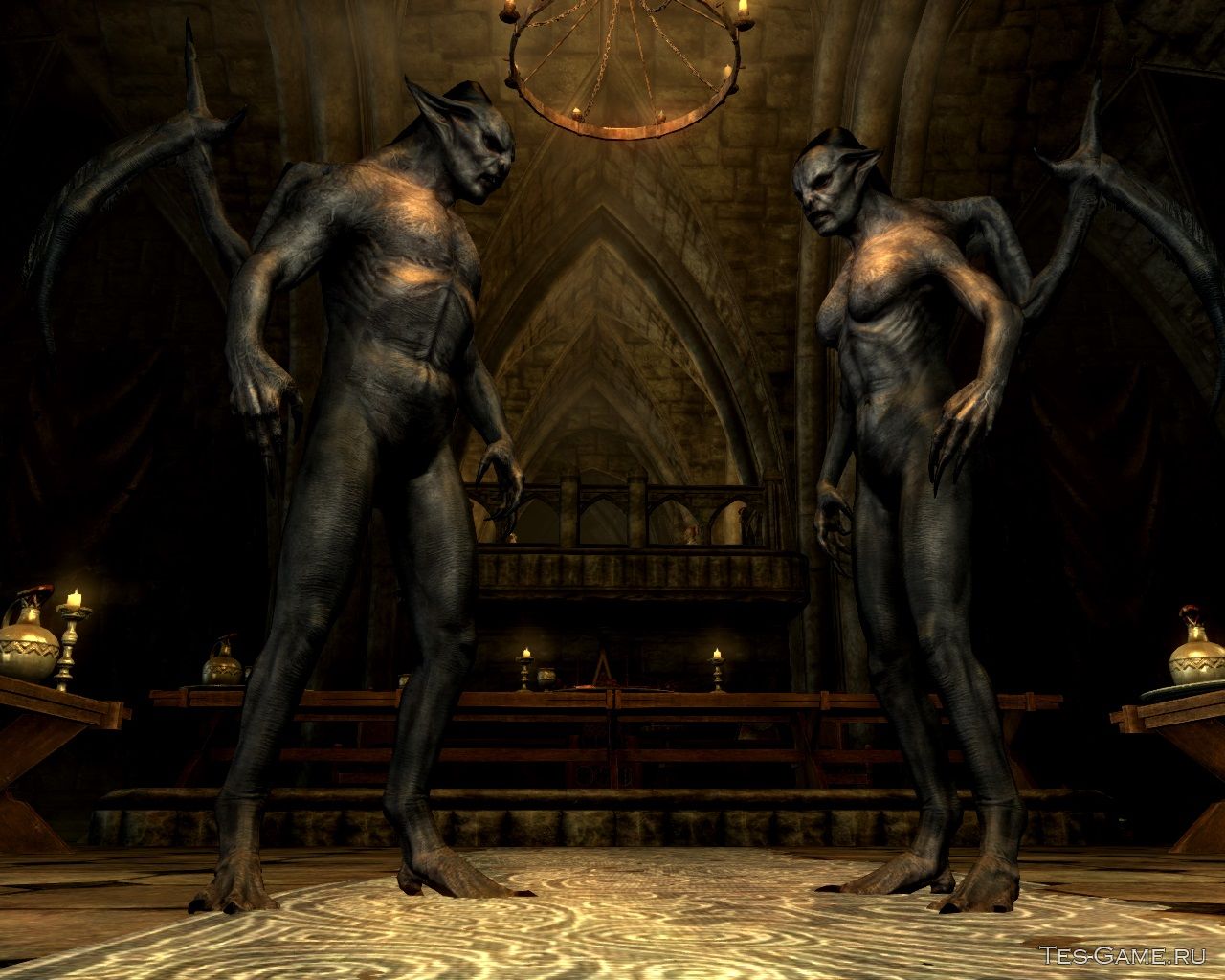 Плагин для Skyrim Special Edition убирает одежду в форме лорда вампира. 