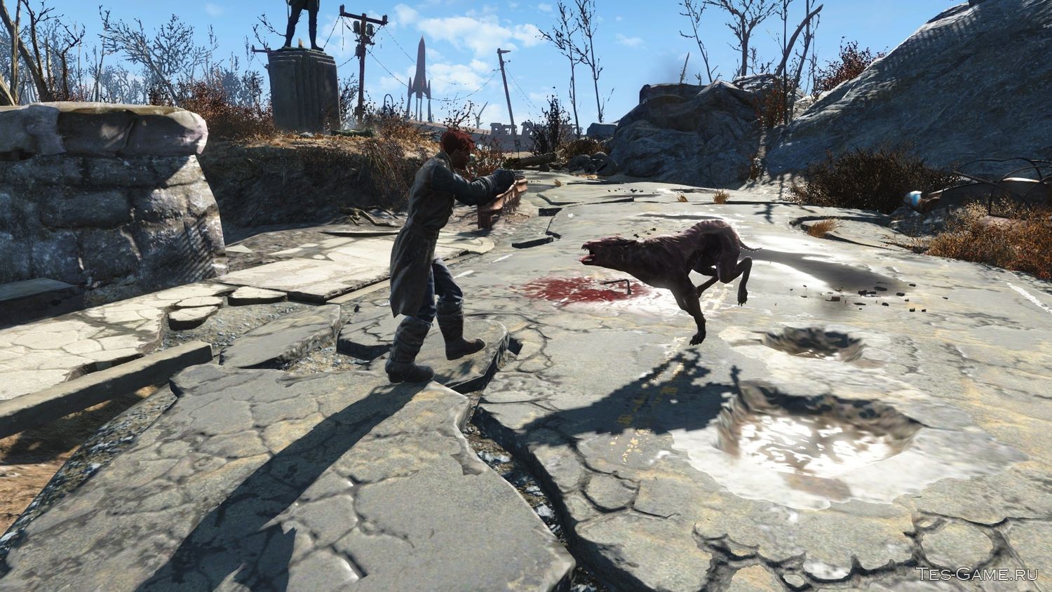 Fallout 4 собака в сэнкчуари фото 38