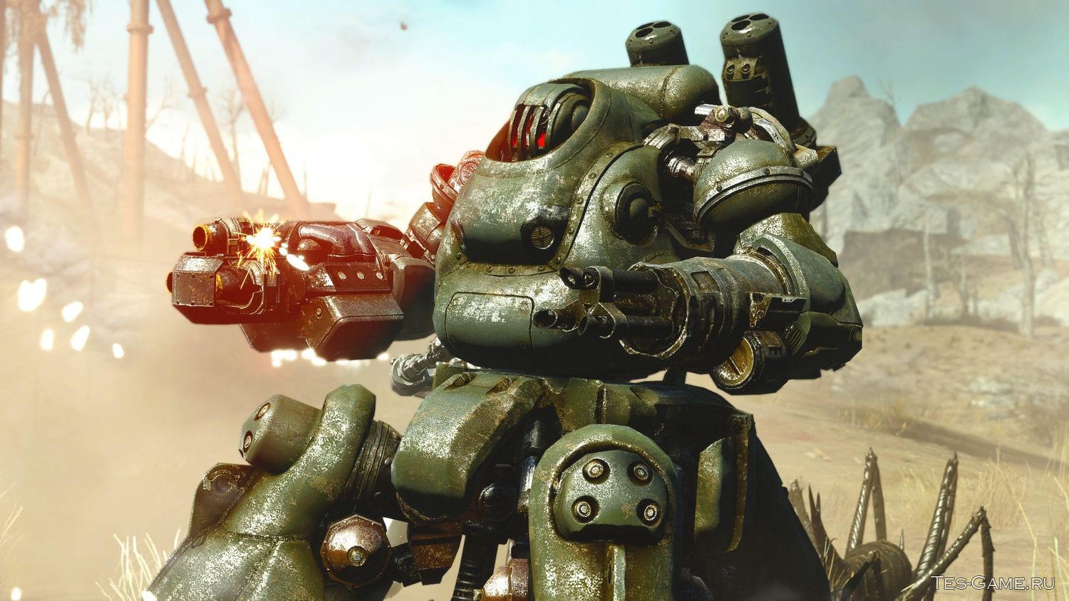 Fallout 4 automatron робот фото 107