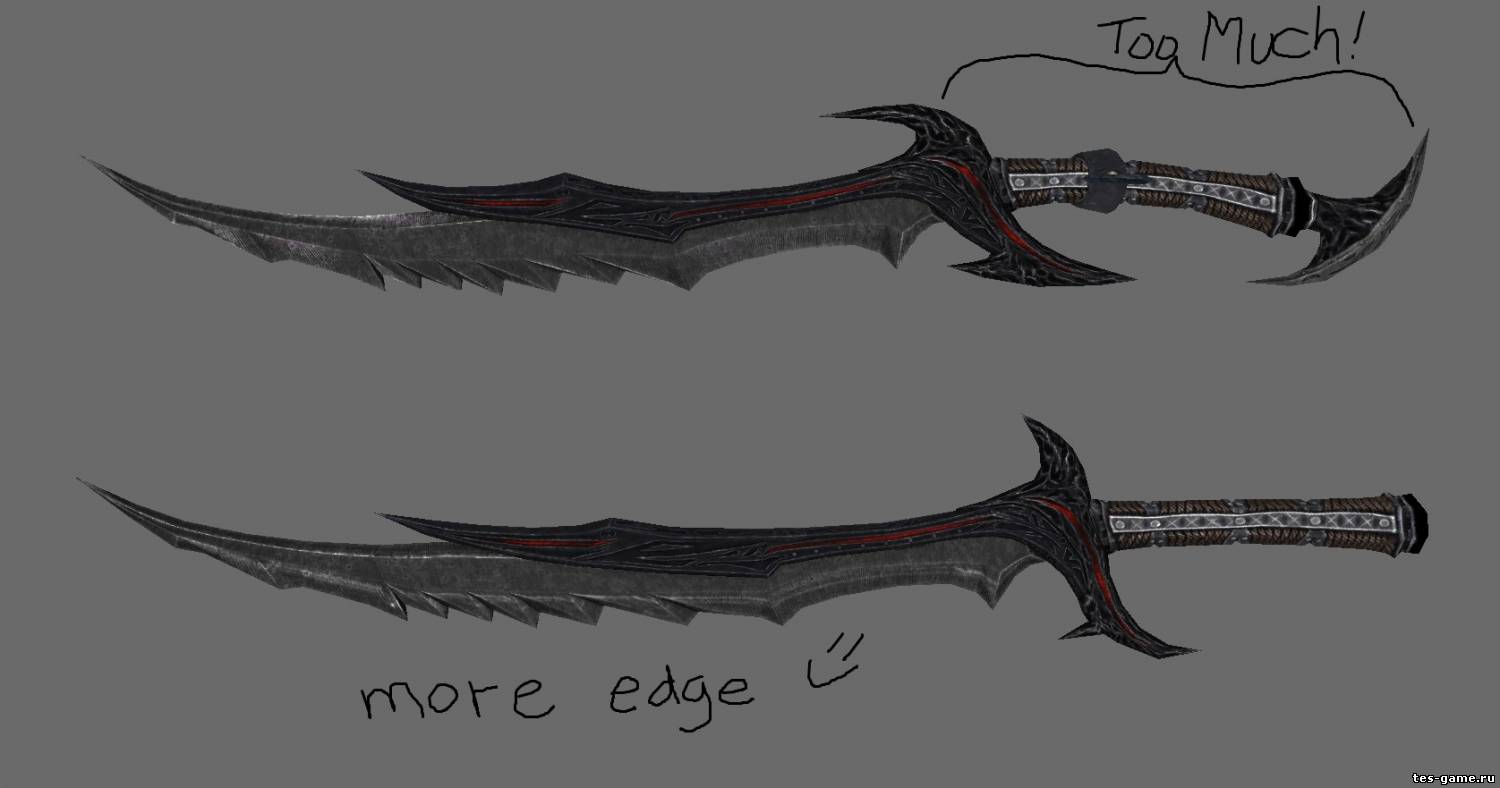 Оружие из драконьей кости - Elder Scrolls 5: Skyrim