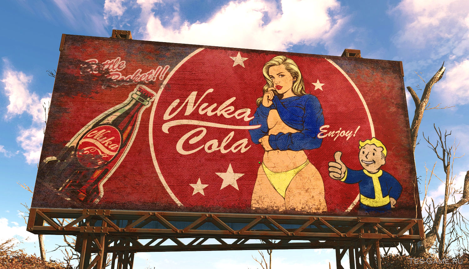Nuka cola billboard fallout 76