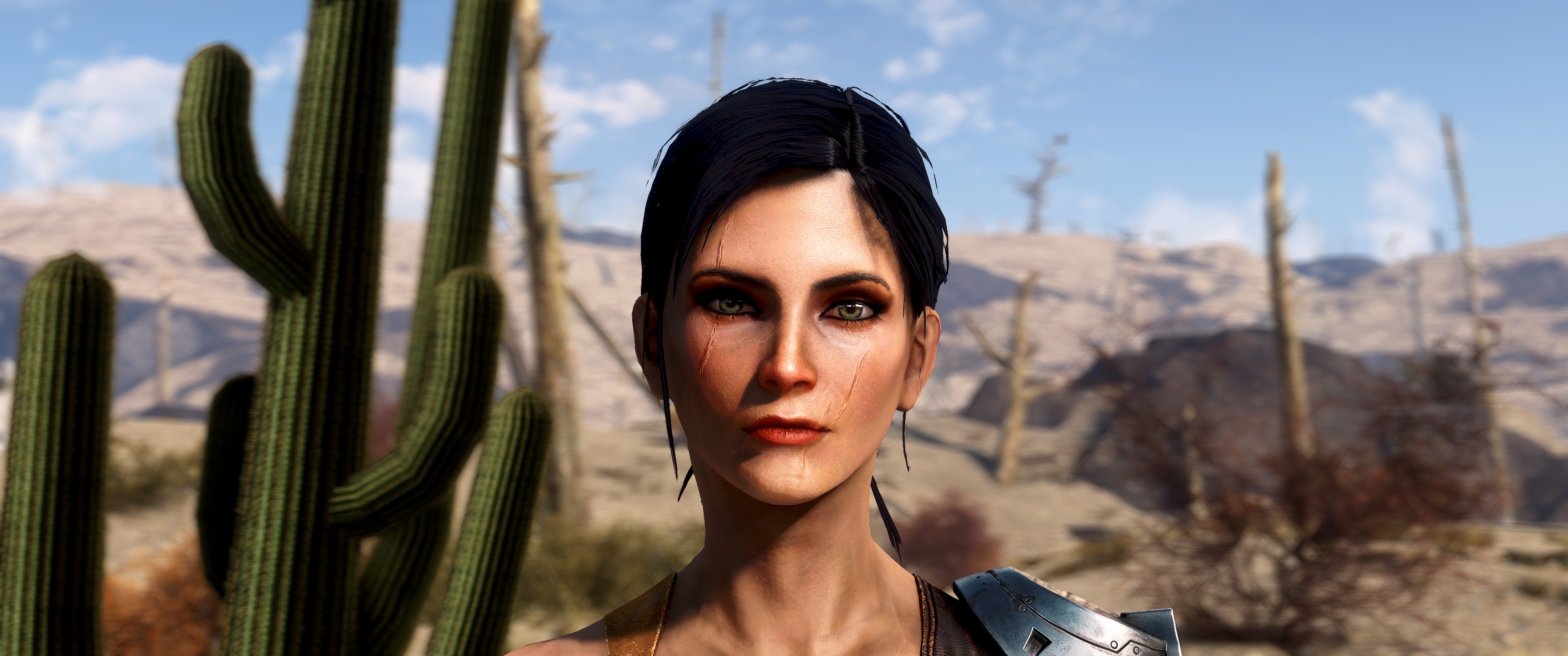 Fallout 4 ponytail hairstyles by azar v2 5a фото 20